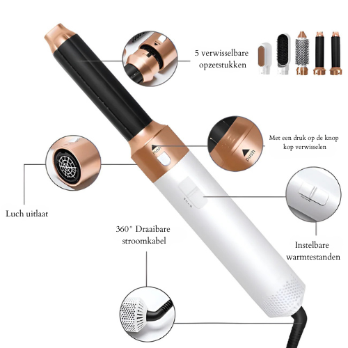 Royalcurls Airstyler pro 5-in-1