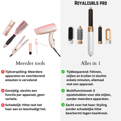 Royalcurls Airstyler pro 5-in-1