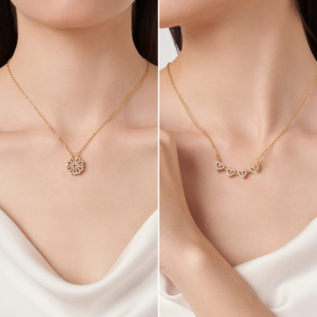 Éternelle Four Hearts Necklace
