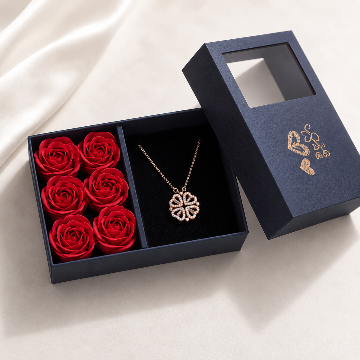 Éternelle Four Hearts Necklace